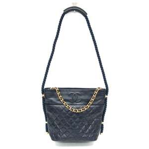 Chanel Matelasse Chain Handle 2-way Bag Women's Leather Handbag,Shoulder Bag ...